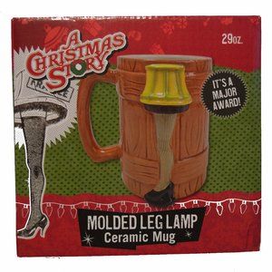 iCup A Christmas Story NEW In Box Molded Leg Lamp Ceramic Mug